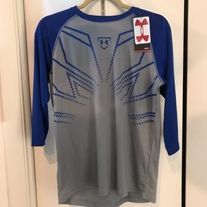 Brand new boys under Armour baseball tee